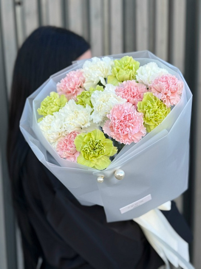Микс разноцветных диантусов